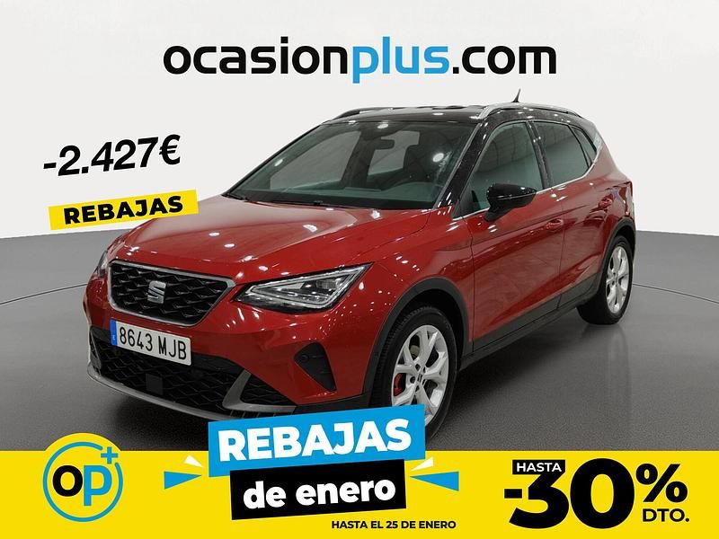 Rojo Usado 2023 Seat Arona FR SUV | 20.100 € (Precio justo) - Imagen 1/4