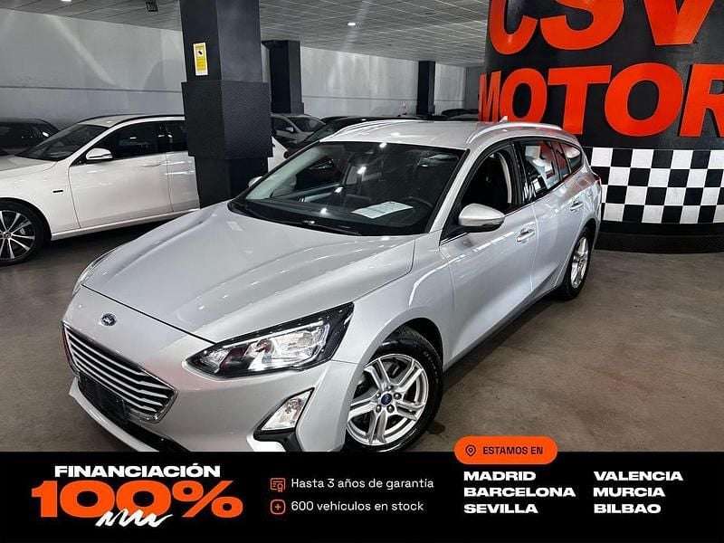 Gris Usado 2021 Ford Focus Trend+ Berlina | 10.850 € (Buen precio) - Imagen 1/4
