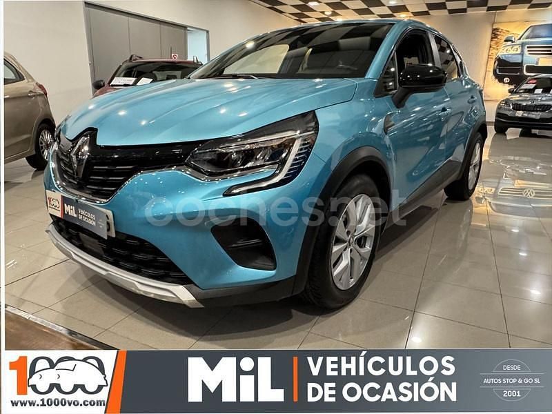 Usado Renault Captur Intens 90 CV (66 kW) 2021 Azul SUV