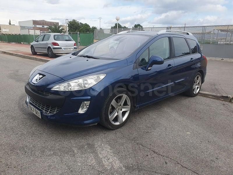 Usado Peugeot 308 SW Premium 110 CV (80 kW) 2009 Azul Familiar