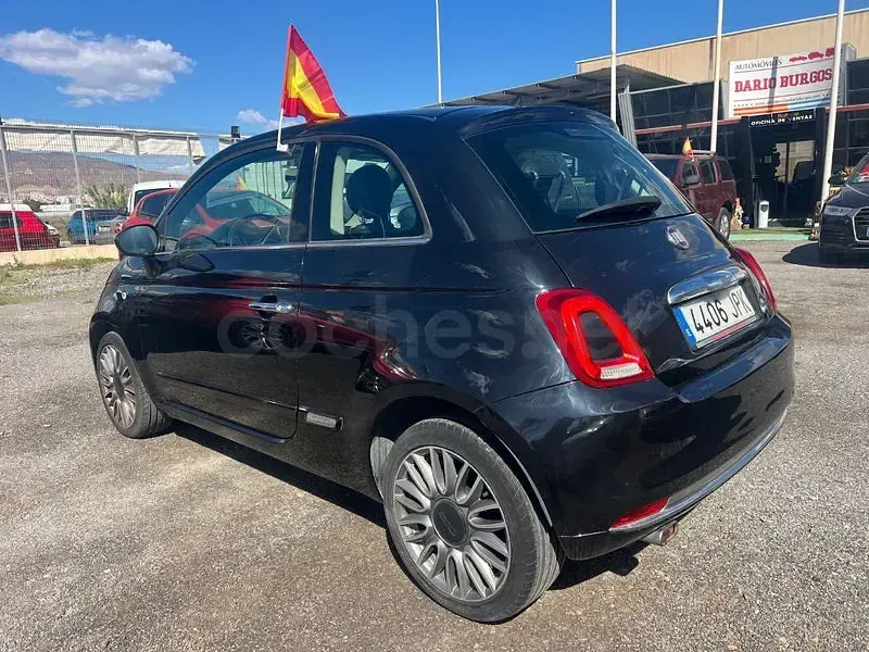 Usado Fiat 500 Lounge 69 CV (50 kW) 2016 Negro Berlina
