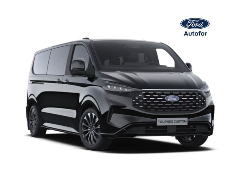 Negro Nuevo 2025 Ford Tourneo Custom Titanium Berlina | 51.360 € (Precio justo) - Imagen 1/4