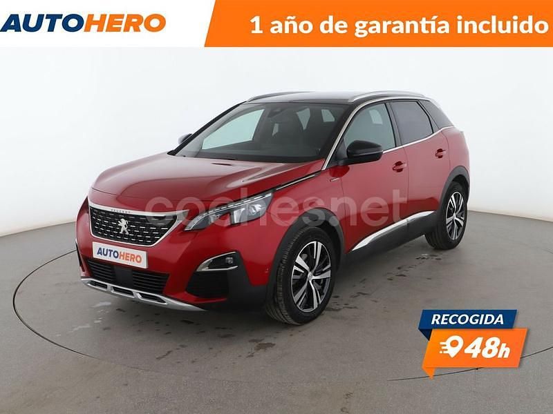 Rojo Usado 2020 Peugeot 3008 GT-line SUV | 18.999 € (Precio justo) - Imagen 1/3
