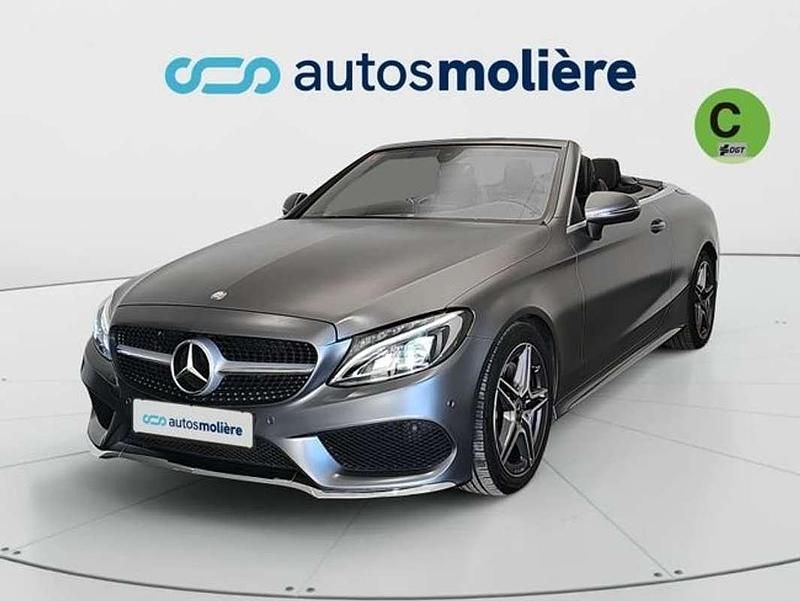 Gris Usado 2017 Mercedes C220 Descapotable | 25.514 € (Precio justo) - Imagen 1/4