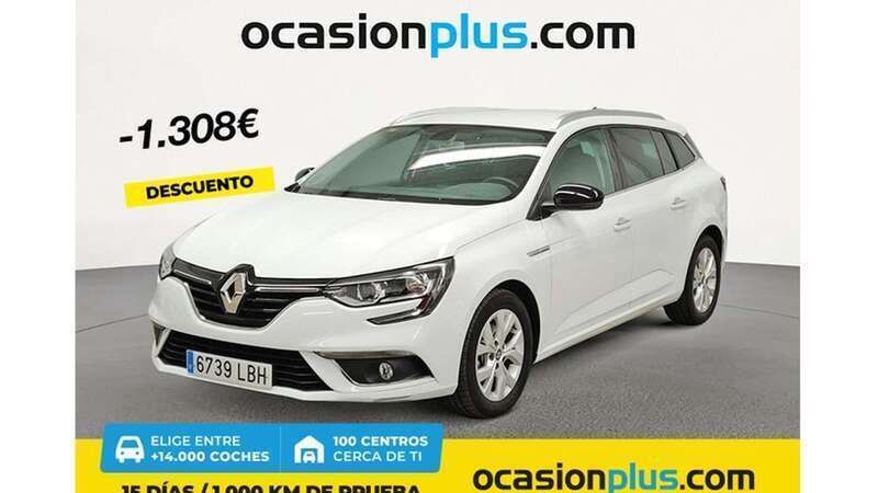 Blanco Usado 2019 Renault Mégane GrandTour LIMITED Familiar | 13.082 € (Buen precio) - Imagen 1/4