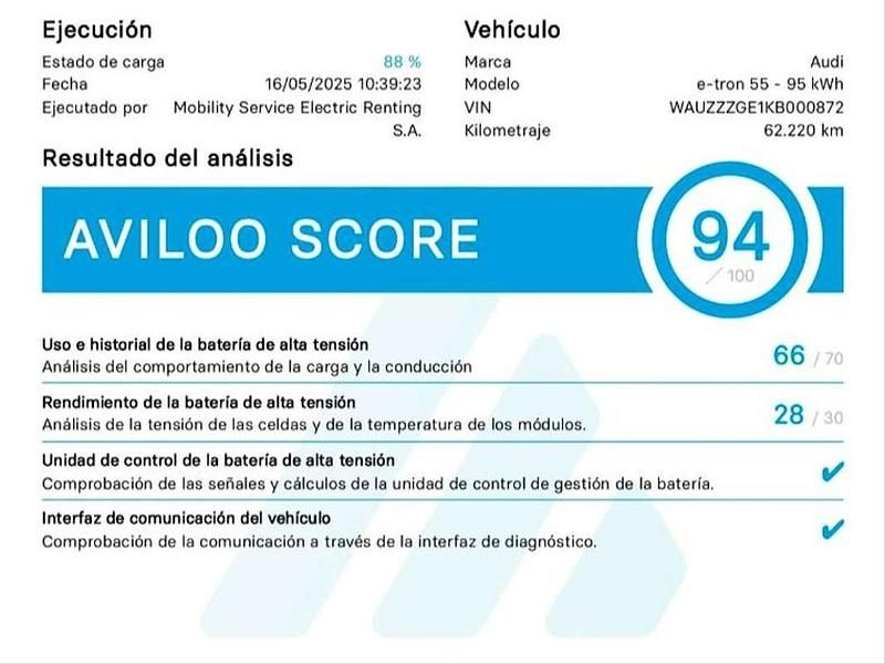 Usado Audi e-tron Advanced 300 kW (408 CV) 2019 Beige SUV