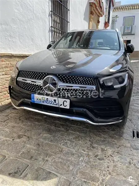Usado Mercedes GLC220 170 CV (125 kW) 2019 Negro SUV