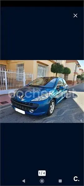 Usado Peugeot 207 110 CV (80 kW) 2007 Azul Berlina