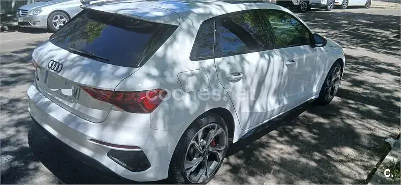 Usado Audi A3 S-Line 204 CV (150 kW) 2021 Blanco Berlina