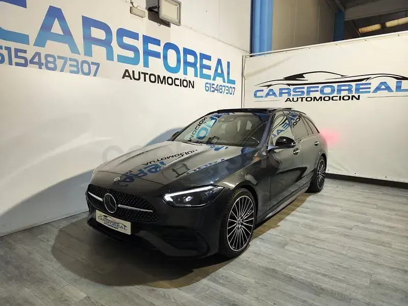 Usado Mercedes C200 163 CV (119 kW) 2022 Gris / plata Familiar