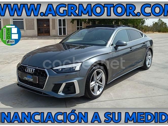 Gris / plata Usado 2021 Audi A5 Sportback Sport Berlina | 34.400 € (Precio justo) - Imagen 1/4