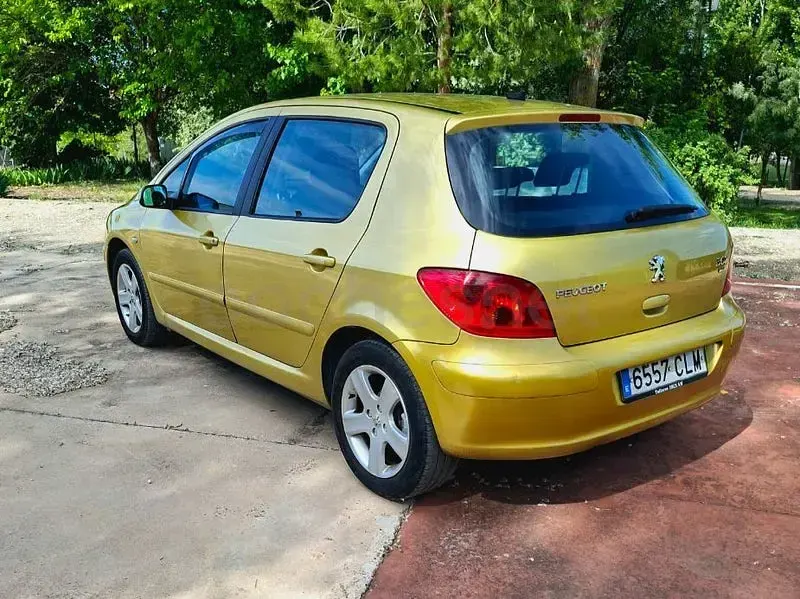 Usado Peugeot 307 110 CV (80 kW) 2004 Amarillo Berlina