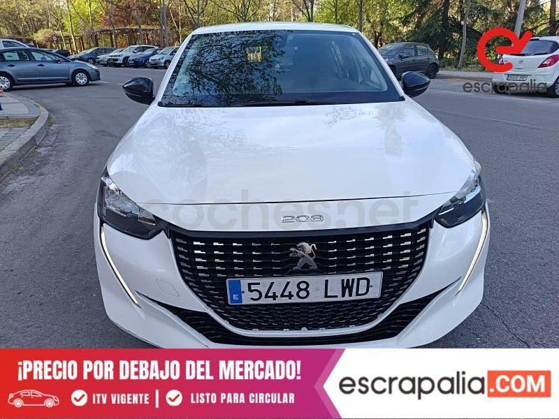 Usado Peugeot 208 Active 100 CV (73 kW) 2022 Blanco Utilitario