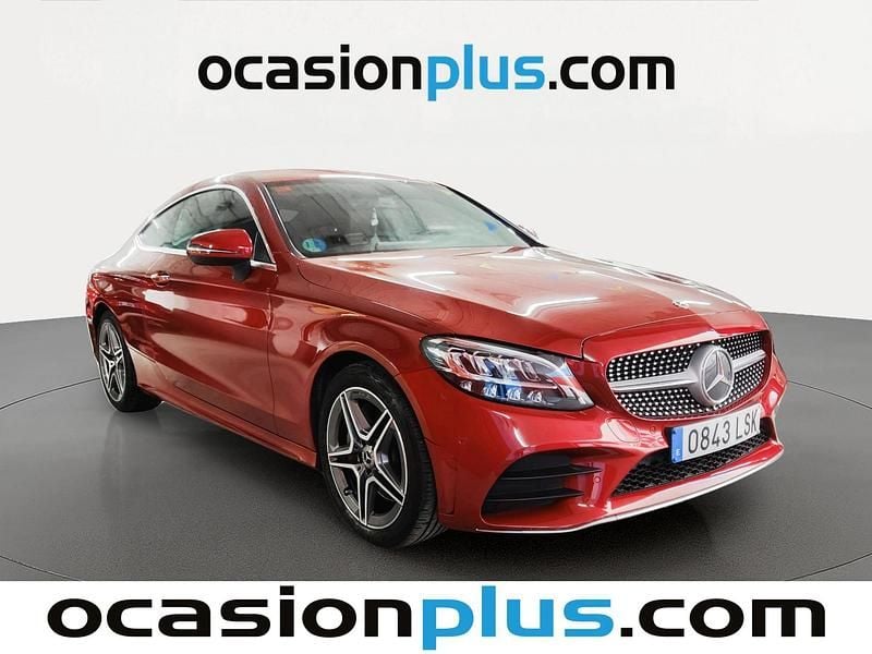 Usado Mercedes C300 AMG 258 CV (189 kW) 2021 Rojo Coupe
