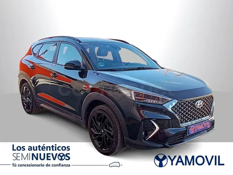 Usado Hyundai Tucson N Line 136 CV (100 kW) 2019 Negro SUV