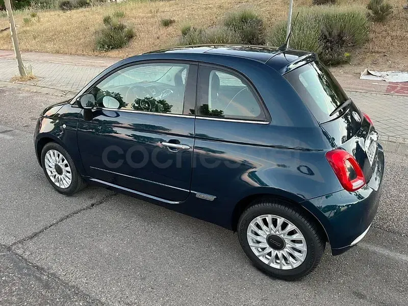 Usado Fiat 500 Lounge 69 CV (50 kW) 2018 Azul Berlina