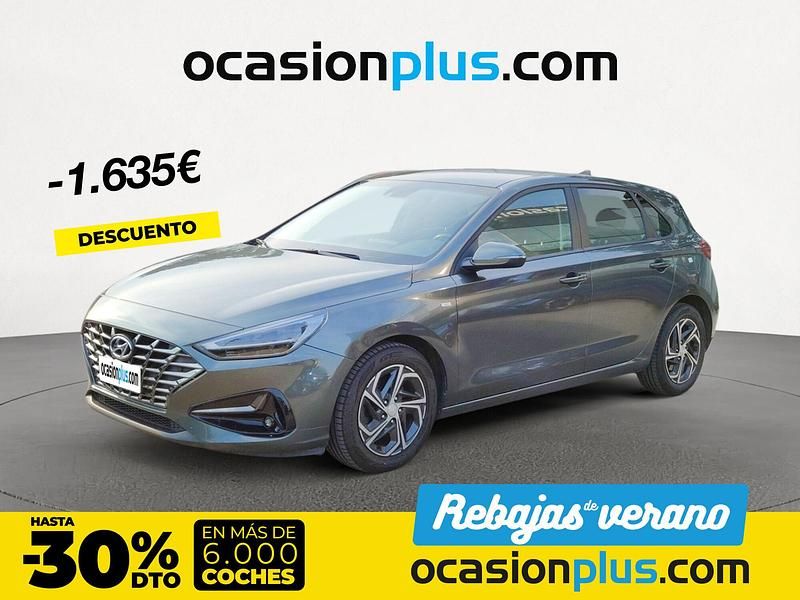 Gris Usado 2022 Hyundai i30 | 17.450 € (Un poco caro) - Imagen 1/4