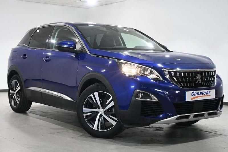 Usado Peugeot 3008 Allure 131 CV (96 kW) 2019 Azul SUV