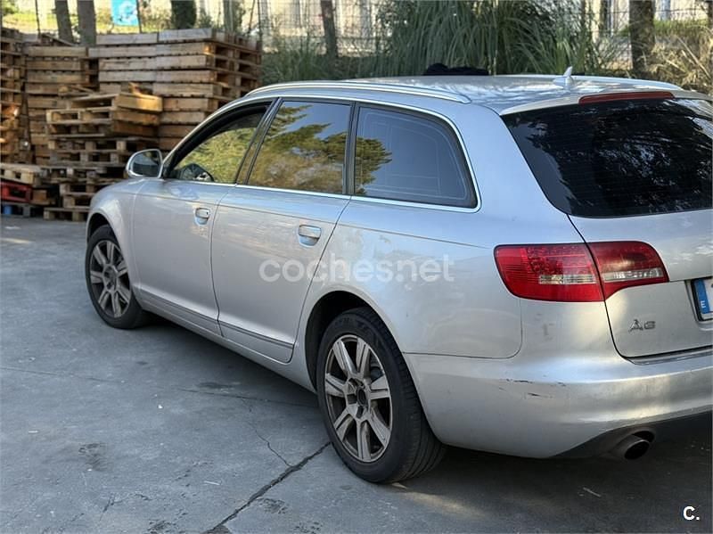 Usado Audi A6 190 CV (139 kW) 2008 Gris / plata Familiar