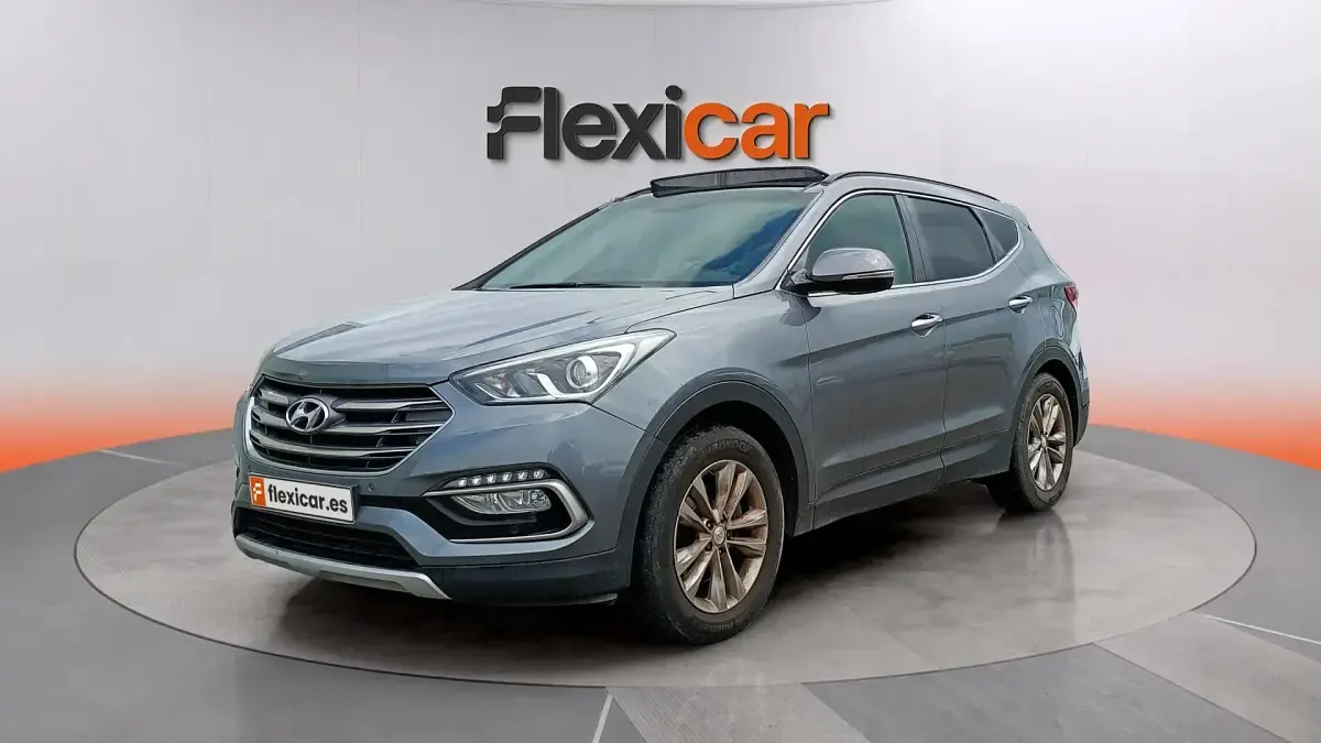 Usado Hyundai Santa Fe 201 CV (147 kW) 2016 Gris SUV