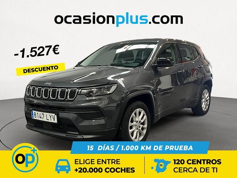 Usado Jeep Compass Longitude 130 CV (95 kW) 2022 Gris SUV