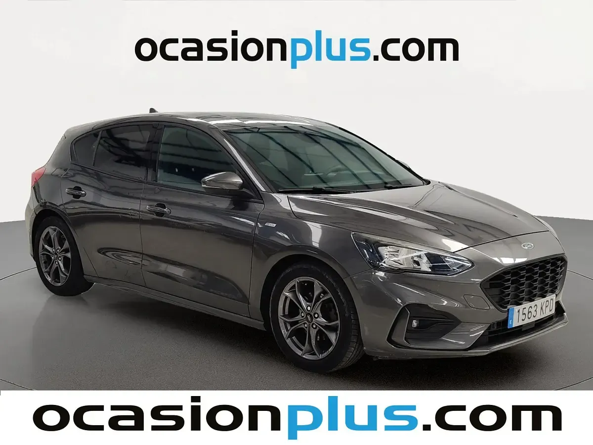 Usado Ford Focus ST-Line 125 CV (91 kW) 2018 Gris Utilitario