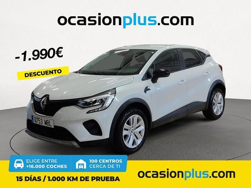Blanco Usado 2022 Renault Captur Intens SUV | 17.490 € (Precio justo) - Imagen 1/4
