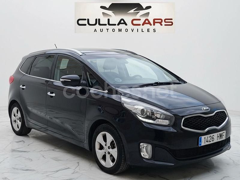 Negro Usado 2014 Kia Carens Monovolumen | 10.499 € (Precio justo) - Imagen 1/4