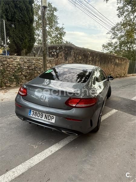 Usado Mercedes C220 170 CV (125 kW) 2017 Gris / plata Coupe