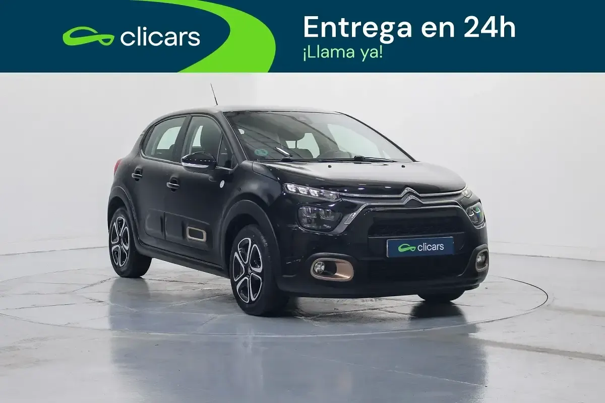 Usado Citroën C3 PureTech 83 CV (61 kW) 2023 Negro Utilitario