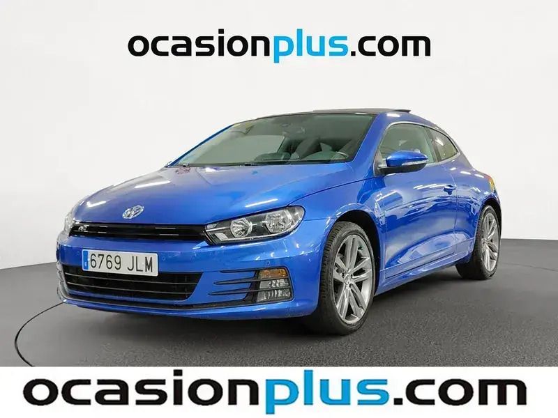 Azul Usado 2016 VW Scirocco R-line Coupe | 17.500 € (Precio justo) - Imagen 1/4