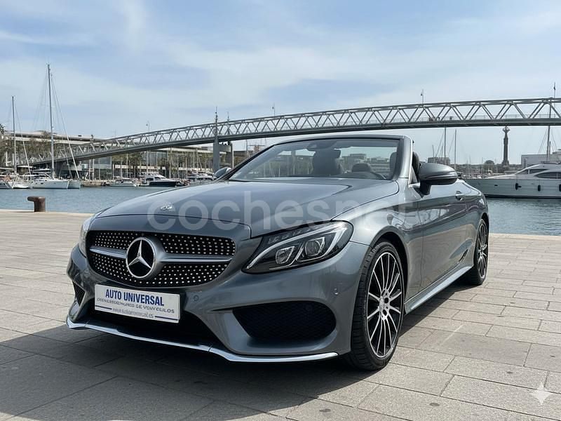 Gris / plata Usado 2017 Mercedes C220 Descapotable | 31.900 € - Imagen 1/4