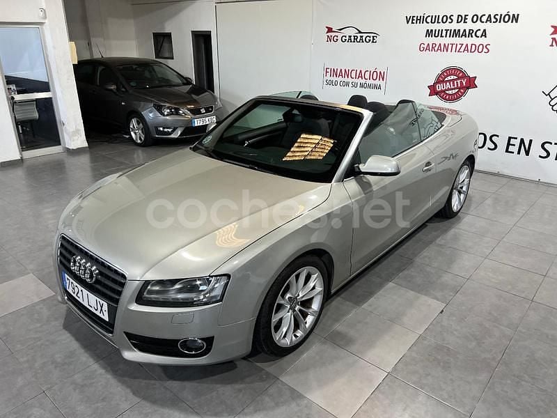 Beige Usado 2010 Audi A5 Cabriolet Descapotable | 10.990 € (Buen precio) - Imagen 1/4