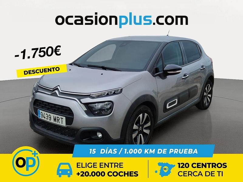 Gris / plata Usado 2024 Citroën C3 PureTech Berlina | 13.090 € (Precio justo) - Imagen 1/4