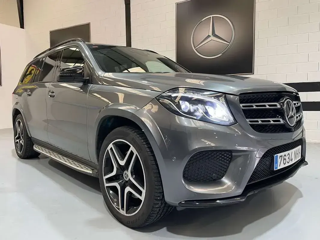 Usado Mercedes GLS350 286 CV (210 kW) 2019 Gris SUV