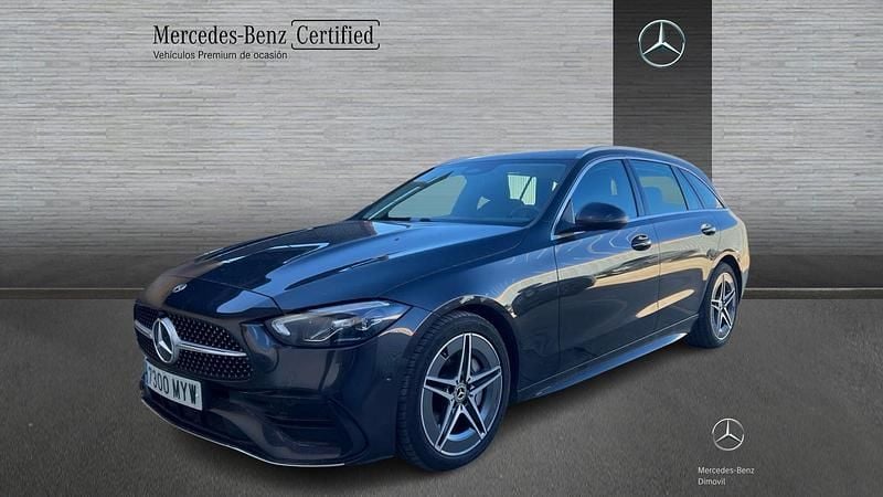 Usado Mercedes C220 AMG line 200 CV (147 kW) 2025 Gris grafito Familiar