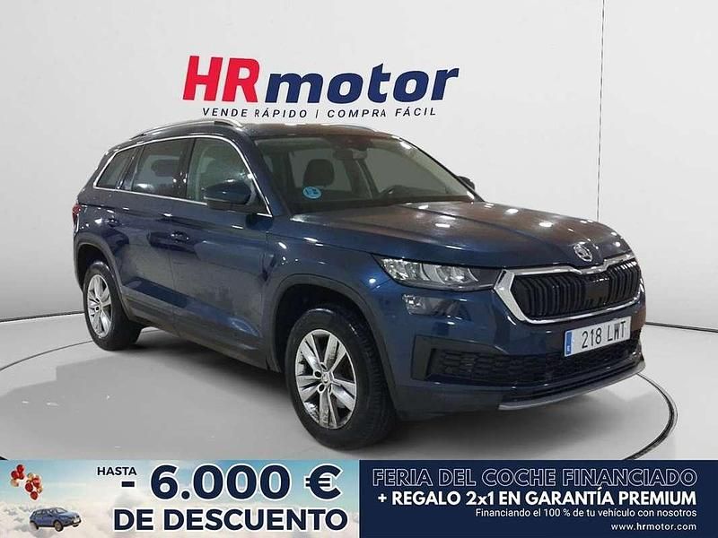 Azul Usado 2022 Skoda Kodiaq Ambition SUV | 24.090 € (Precio justo) - Imagen 1/4