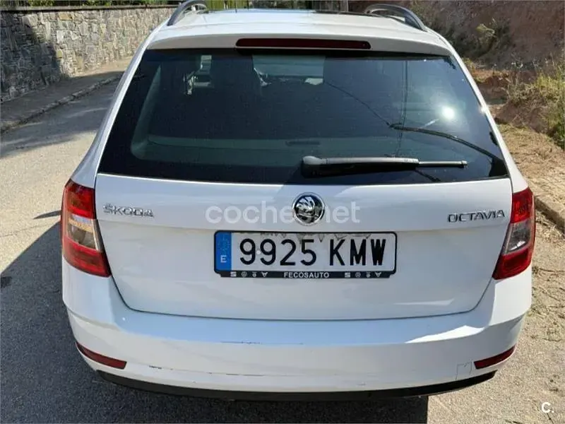 Usado Skoda Octavia Ambition 116 CV (85 kW) 2018 Blanco Familiar
