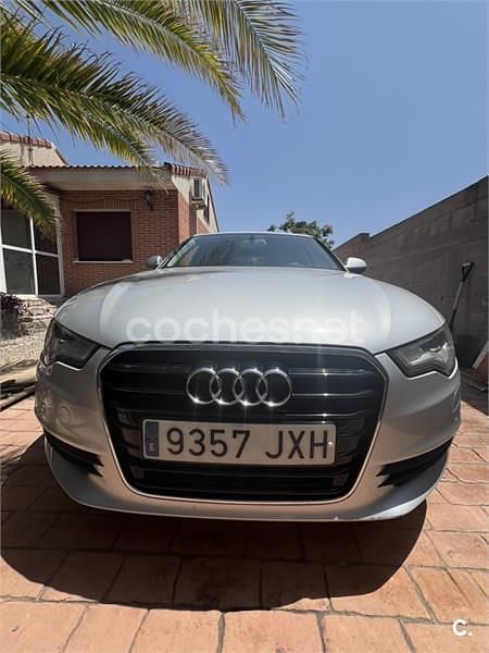 Usado Audi A6 Advanced 177 CV (130 kW) 2013 Gris / plata Familiar