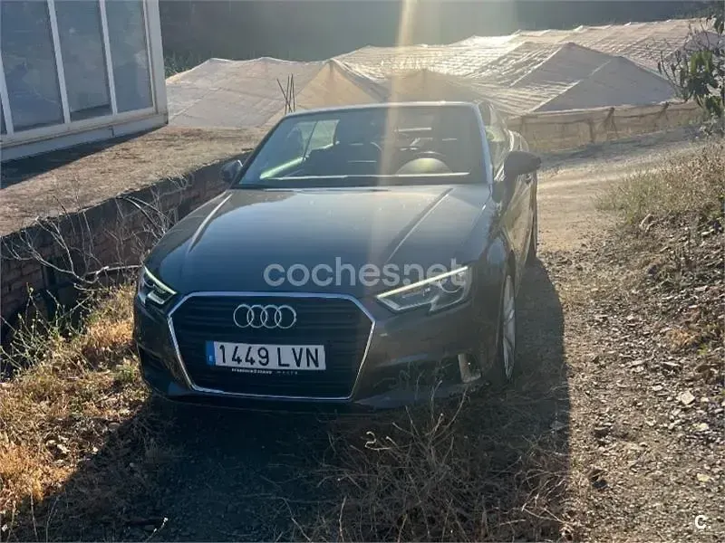 Usado Audi A3 Cabriolet S-Line 150 CV (110 kW) 2018 Gris / plata Descapotable