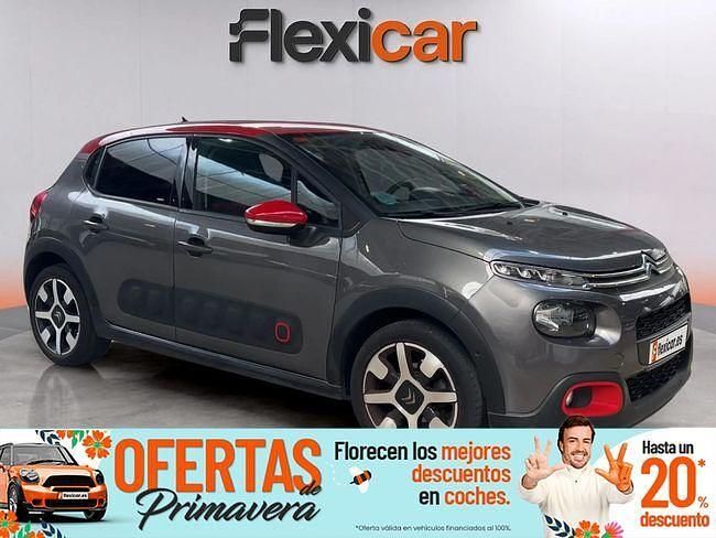 Usado Citroën C3 Feel 82 CV (60 kW) 2019 Gris Utilitario