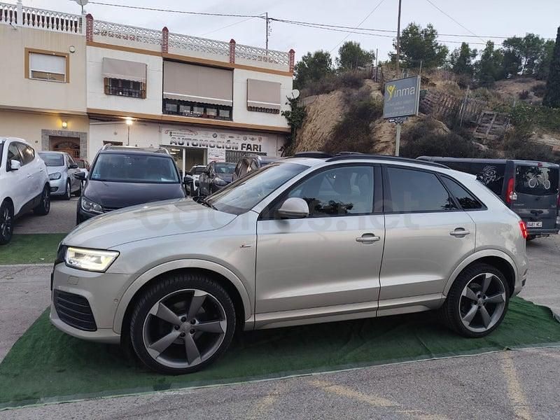 Usado Audi Q3 S-Line 150 CV (110 kW) 2016 Gris / plata SUV