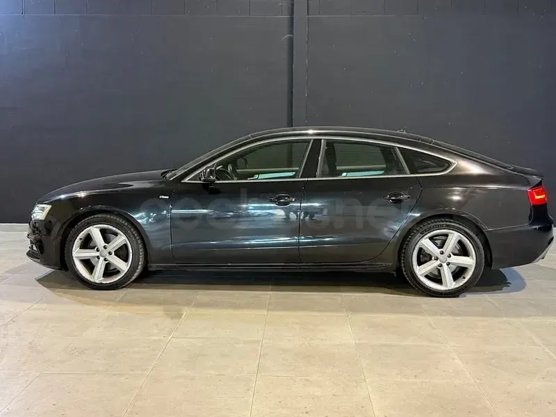 Usado Audi A5 Sportback S-Line 177 CV (130 kW) 2014 Negro Utilitario