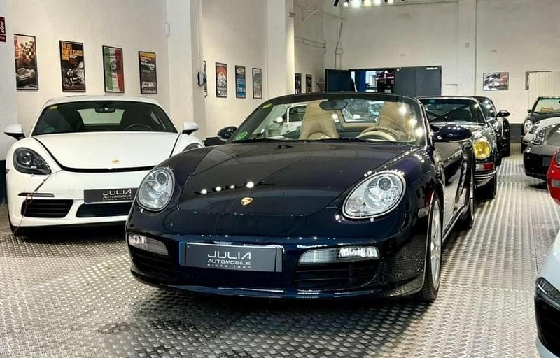 Usado Porsche Boxster 245 CV (180 kW) 2007 Azul Descapotable