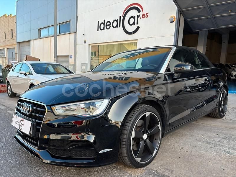 Usado Audi A3 Cabriolet S-Line 190 CV (139 kW) 2016 Negro Descapotable