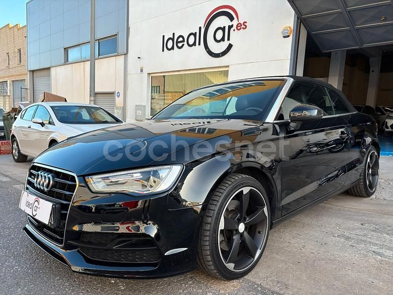Negro Usado 2016 Audi A3 Cabriolet S-Line Descapotable | 23.990 € (Precio justo) - Imagen 1/4