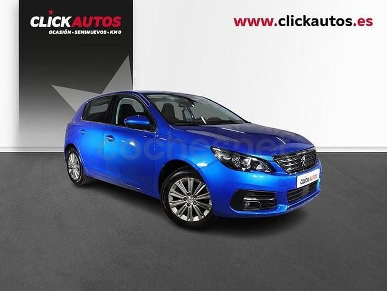 Usado Peugeot 308 Allure 130 CV (95 kW) 2021 Azul Berlina