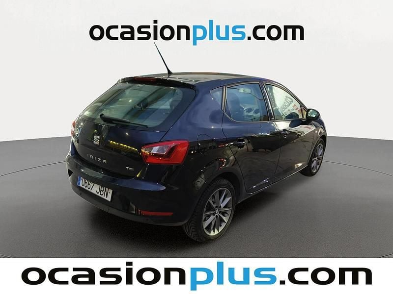 Usado Seat Ibiza I-Tech 90 CV (66 kW) 2014 Negro Utilitario