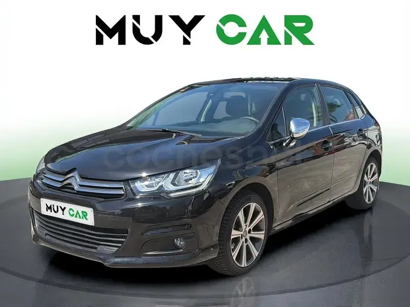 Usado Citroën C4 Feel 110 CV (80 kW) 2016 Negro Berlina