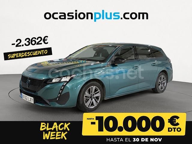 Azul Usado 2022 Peugeot 308 SW Active Familiar | 20.490 € - Imagen 1/4